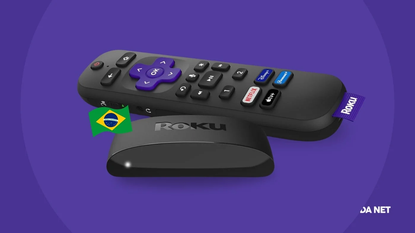 Roku Express com controle remoto — pronto para instalar IPTV
